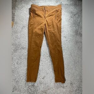 Loft skinny brown work pants size 28 p : 6